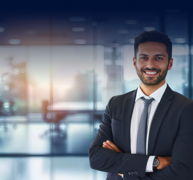 Company Director and CA/CS professional reviewing professional loan financing options
